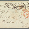 William Dwyer to Jane Porter, envelope (empty)