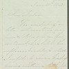 Susanna. Bearcroft to Jane Porter, autograph letter signed