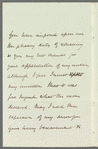William Ewart Gladstone to Jane Porter, autograph letter signed