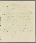 William Ogilvie Porter to Jane Porter, letter signed (copy)