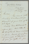 [R.?] Campbell to Jane Porter, autograph letter signed