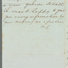 [R.?] Campbell to Jane Porter, autograph letter signed
