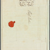Jane Porter to Dominic Charles Colnaghi, autograph letter signed (copy)