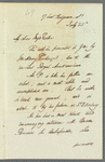 Sir James Emerson Tennent to Jane Porter, autograph letter signed