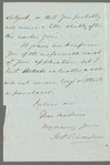 John Bloomfield, Lord Bloomfield to Jane Porter, autograph letter signed