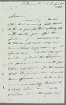 Henry William Pickersgill to Jane Porter, autograph letter signed
