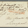 Henry William Pickersgill to Jane Porter, autograph letter signed