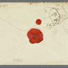 Henry William Pickersgill to Jane Porter, autograph letter signed