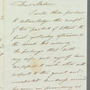 Henry William Pickersgill to Jane Porter, autograph letter signed