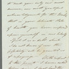 Henry William Pickersgill to Jane Porter, autograph letter signed