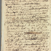Jane Porter to Sir Robert Harry Inglis, autograph letter (copy)