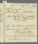 Jane Porter to unidentified recipient, post-script (copy?)