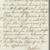 Sarah Booth to Jane Porter, autograph letter signed
