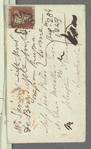 A. De Berg to Jane Porter, autograph letter signed