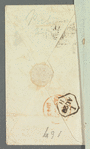 A. De Berg to Jane Porter, autograph letter signed