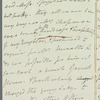 Mary Skinner to Jane Porter, autograph letter signed