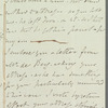 Mary Skinner to Jane Porter, autograph letter signed