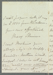 Mary Skinner to Jane Porter, autograph letter signed