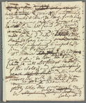 Jane Porter to A. De Berg, autograph letter third person (copy)
