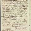 Jane Porter to A. De Berg, autograph letter third person (copy)
