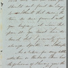 John Emerson to Jane Porter, autograph letter signed