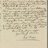 Jane Porter to Sydney, Lady Morgan, autograph letter signed (copy)