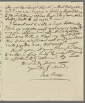 Jane Porter to Sydney, Lady Morgan, autograph letter signed (copy)