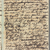 Jane Porter to [Miss Reynell?], autograph letter (copy)