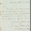 P. & D. Colnaghi & Co. to Elias Mocatta, letter signed