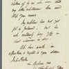 Sir James Emerson Tennent to Jane Porter, autograph letter signed