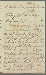 Jane Porter to unidentified recipient, autograph letter (copy)