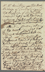 Jane Porter to unidentified recipient, autograph letter (copy)