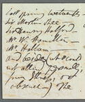 Jane Porter to unidentified recipient, autograph letter (copy)