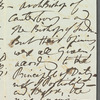 Jane Porter to unidentified recipient, autograph letter (copy)