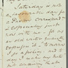 J. Wright to Jane Porter, autograph letter signed