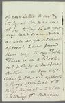 J. Wright to Jane Porter, autograph letter signed