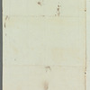 J. Wright to Jane Porter, autograph letter signed