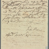 Jane Porter to [Unidentified] Esq., autograph letter signed (copy)