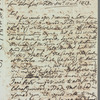 Jane Porter to Mr. [Mor---?], autograph letter signed (copy)