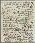 Jane Porter to Mr. [Mor---?], autograph letter signed (copy)