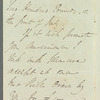 Josiah Forshall to Jane Porter, autograph letter signed