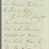 Josiah Forshall to Jane Porter, autograph letter signed