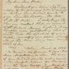 Anna Middleton to Jane Porter, autograph letter signed
