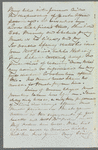 [---? M.?] Bethune to William Ogilvie Porter, autograph letter signed