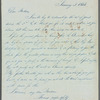 George Henry Virtue to Jane Porter, autograph letter signed