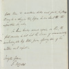 Sir Nicholas Harris Nicolas to Jane Porter, autograph letter signed