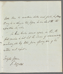 Sir Nicholas Harris Nicolas to Jane Porter, autograph letter signed