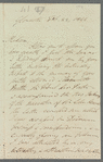 James Henry Monk to Jane Porter, autograph letter signed