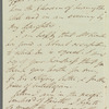 James Henry Monk to Jane Porter, autograph letter signed