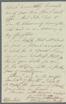 James Henry Monk to Jane Porter, autograph letter signed